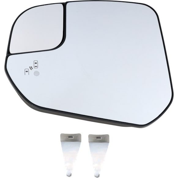 2016-2023 Ford Transit Connect - Passenger Side Mirror Glass, Heated, with Blind Spot Detection In Glass, No Turn Signal Light, with Auto-Dimming, Mini Passenger Van/Mini Cargo Van