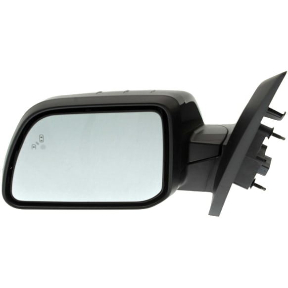 Driver Side Mirror, Power Adjust, Heated, Manual Folding, Paintable, In-housing Signal Light, With Memory, With Puddle Light, No Auto-Dimming, With Blind Spot Detection in Glass
