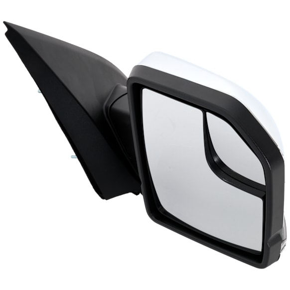 2020 Ford F-150 Lariat - Passenger Side Mirror, Power Adjust, Heated, Chrome, Power Folding, In-housing Signal Light, With Blind Spot Glass, With Memory, With Puddle Light, No Auto-Dimming