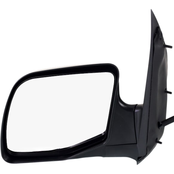 3-bolt mount, Driver Side Mirror, Power, Heated, Manual Folding, Textured Black, No Signal Light, No Memory, No Puddle Light, No Auto-Dimming, No Blind Spot Feature