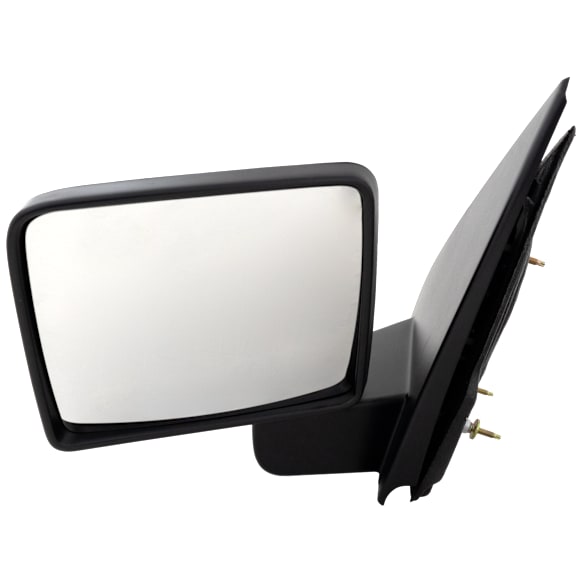 2004 Ford F-150 - Driver Side Mirror, New Body Style, Manual Adjust, Non-Heated, Textured Black, Manual Folding, No Signal Light, No Blind Spot Feature, No Memory, No Puddle Light, No Auto-Dimming, Paddle Style