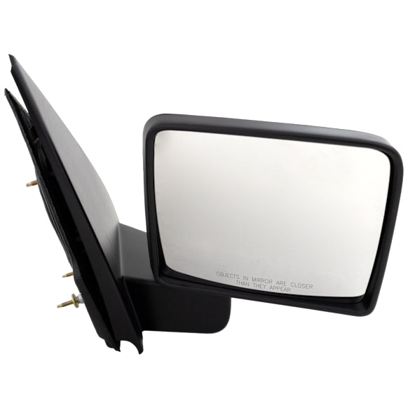 2004-2008 Ford F-150 - Passenger Side Mirror, Manual Adjust, Non-Heated, Manual Folding, Textured Black, No Signal Light, No Memory, No Puddle Light, No Auto-Dimming, No Blind Spot Feature, Paddle Style