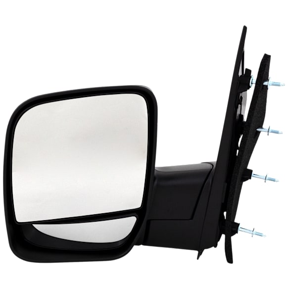 2003 Ford E-250 - Driver Side Mirror, Manual Adjust, Non-Heated, Textured Black, Manual Folding, No Signal Light, No Blind Spot Feature, No Memory, No Puddle Light, No Auto-Dimming