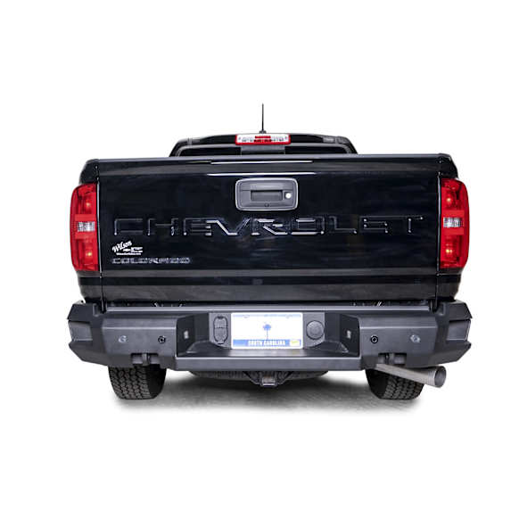 CC21-W3351-1 Rear Bumper Powdercoated Black