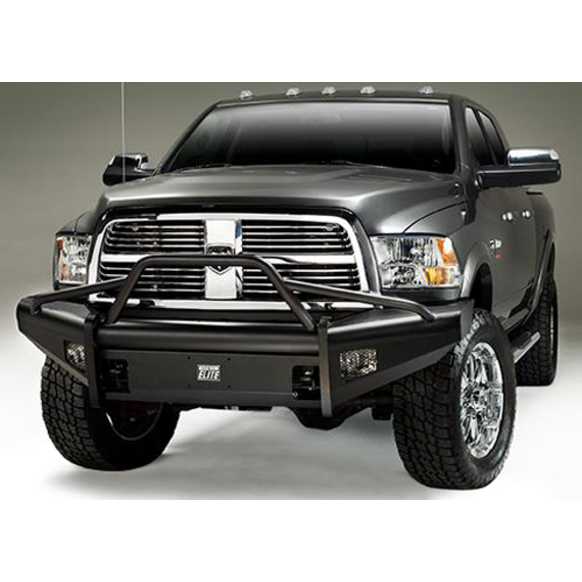 2017 Ram 2500 - Black Steel Elite Series Grille Guard, Powdercoated Black, Steel