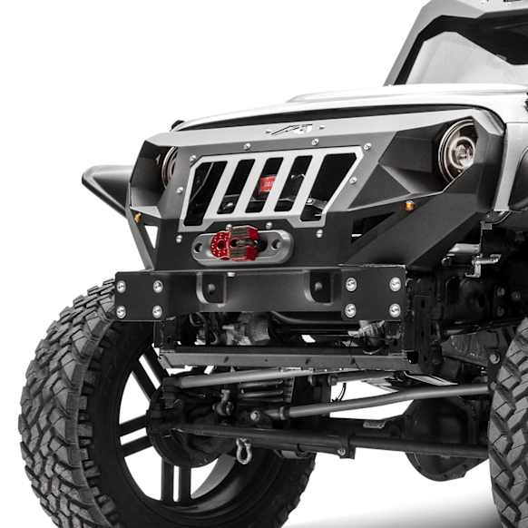 2009 Jeep Wrangler - Front Bumper, Black