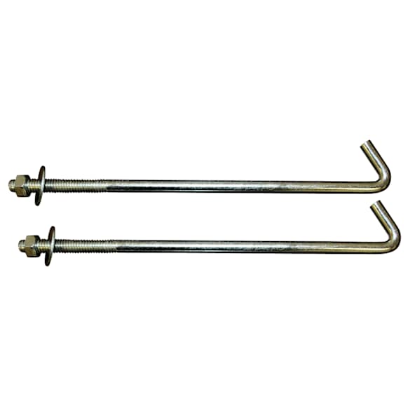 0847-240 Battery Tray - Steel, Direct Fit, Set of 2