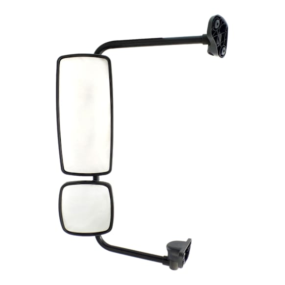 2004-2016 Freightliner Columbia - Driver Side Mirror, Manual Adjust, Non-Heated, Manual Folding, Chrome, No Signal Light, No Memory, No Puddle Light, No Auto-Dimming, No Blind Spot Feature