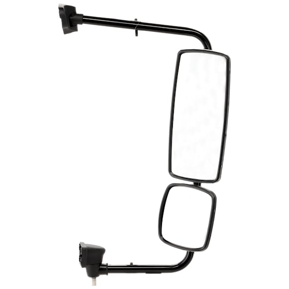 Passenger Side Mirror, Manual Adjust, Non-Heated, Manual Folding, Chrome, No Signal Light, No Memory, No Puddle Light, No Auto-Dimming, No Blind Spot Feature