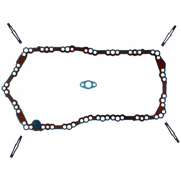 OS 30522 T OE Replacement Series Oil Pan Gasket - Rubber, Direct Fit, Sold Individually