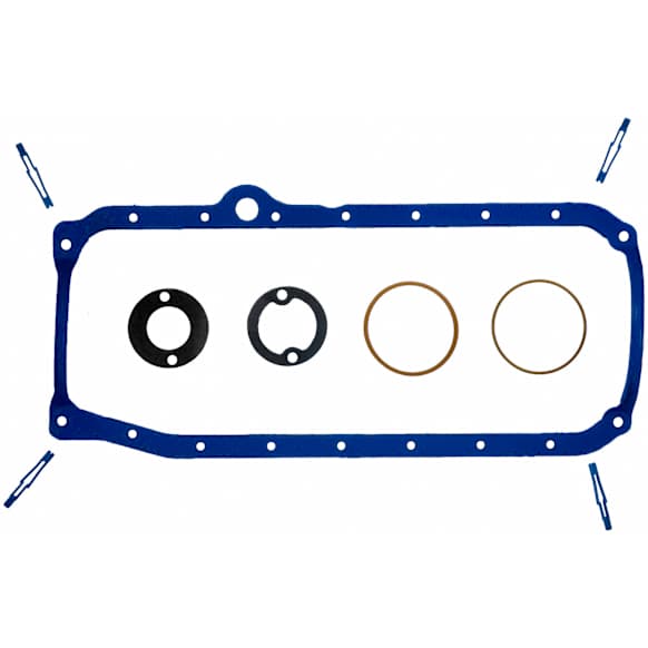 OS 34500 R PermaDry Series Oil Pan Gasket - Rubber with steel core, Direct Fit, Set