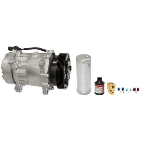 3772NK A/C Compressor, With Clutch, 6-Groove Pulley