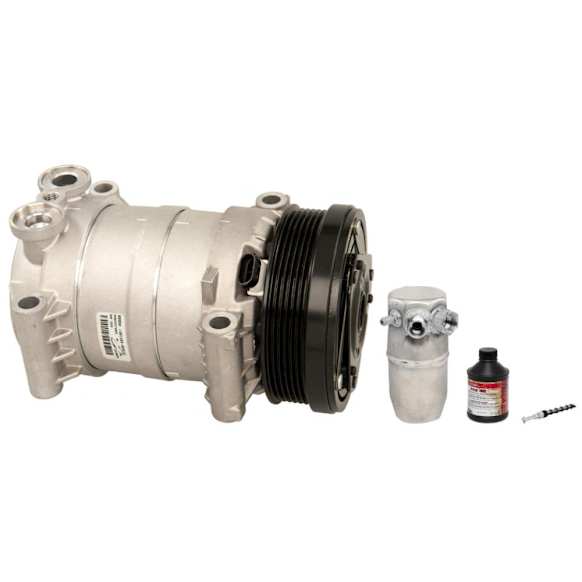1997 Chevrolet Tahoe - A/C Compressor, Front, with HT6 Compressor, without Rear AC, With Clutch, 6-Groove Pulley, 8 Cyl 5.7L, PAC-Kits Series
