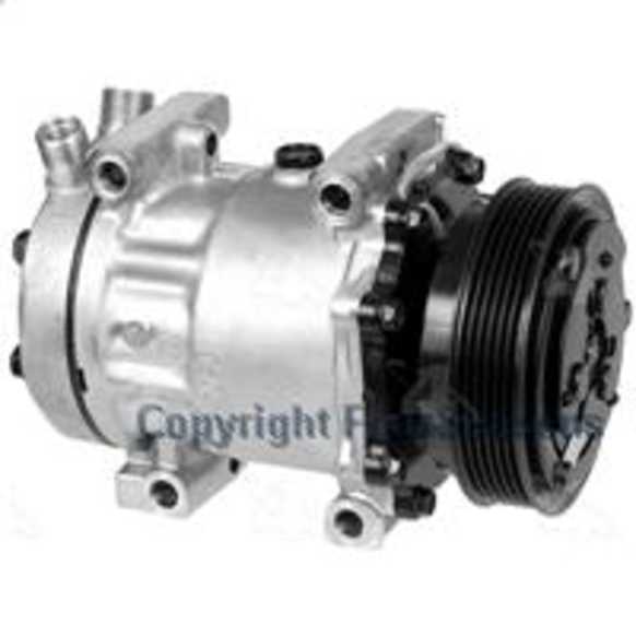 1995 Ford F-350 - A/C Compressor, with SD709 Compressor, With Clutch, 6-Groove Pulley, 6 Cyl 4.9L, 4-Seasons OE Replacement