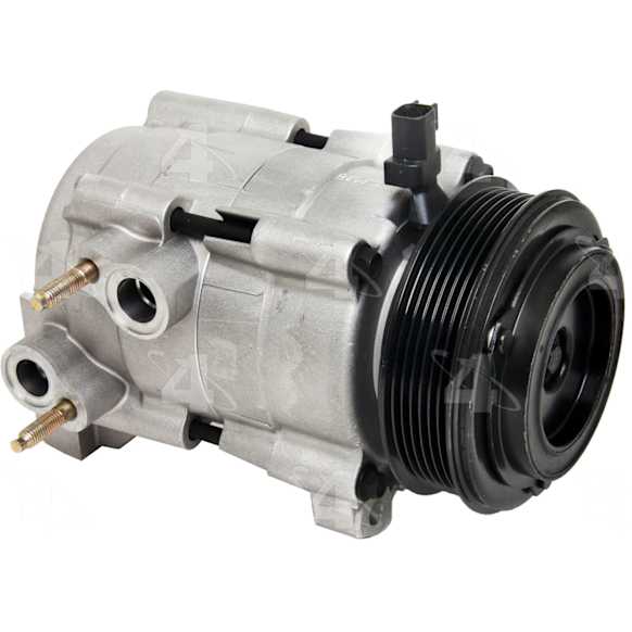 2009 Saturn Vue - A/C Compressor, With Clutch, 6-Groove Pulley, 3.6L 6Cyl, 4-Seasons OE Replacement