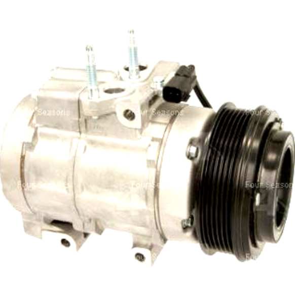 2012 Lincoln Navigator - A/C Compressor, With FS10 Compressor, With Clutch, 6-Groove Pulley, 5.4L 8Cyl, 4-Seasons OE Replacement