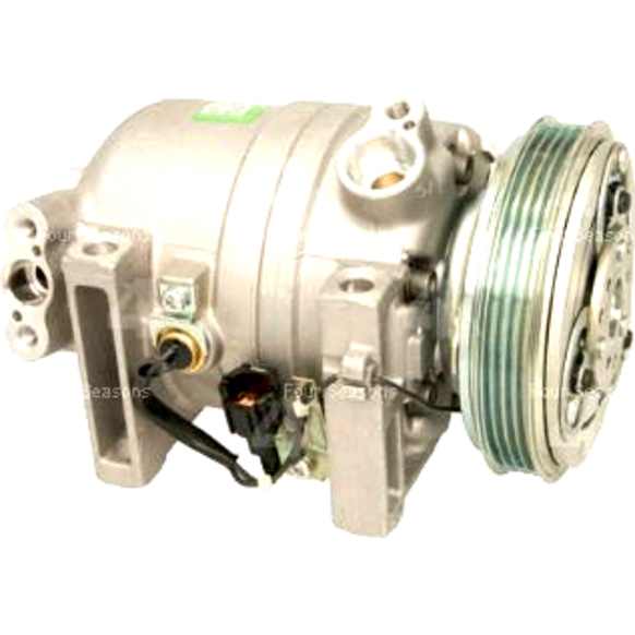1999 Nissan Altima - A/C Compressor, with DKV14C Compressor, With Clutch, 4-Groove Pulley, 4-Seasons OE Replacement