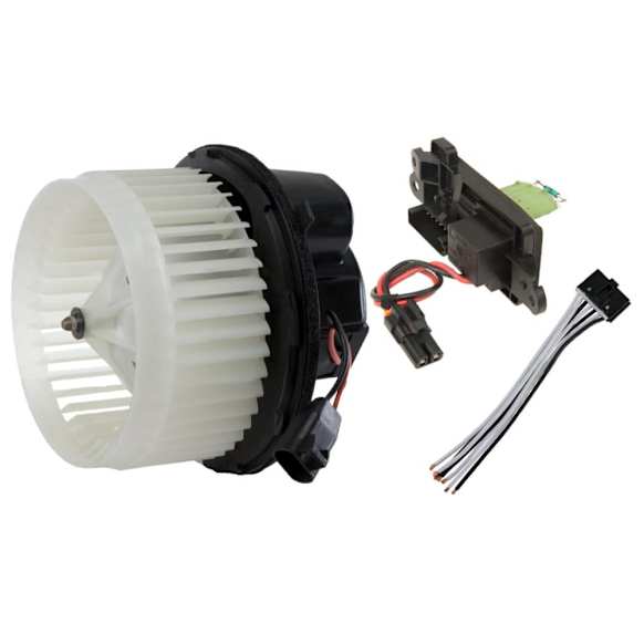 2005 Chevrolet Avalanche 2500 - Blower Motor, without ATC (Automatic Temperature Control), with AC, without Rear Vents In Center Console, Resistor with 4 Hole Mounting