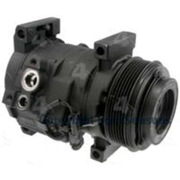 2008 GMC Sierra 3500 HD - A/C Compressor, with 10S17F Compressor, without Ambulance Pkg., May Require use of OE Manifold, With Clutch, 6-Groove Pulley, 8 Cyl 6.6L, 4-Seasons OE Replacement