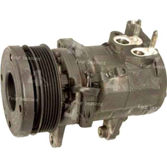 77361 A/C Compressor, With Clutch, 6-Groove Pulley, 4-Seasons OE Replacement