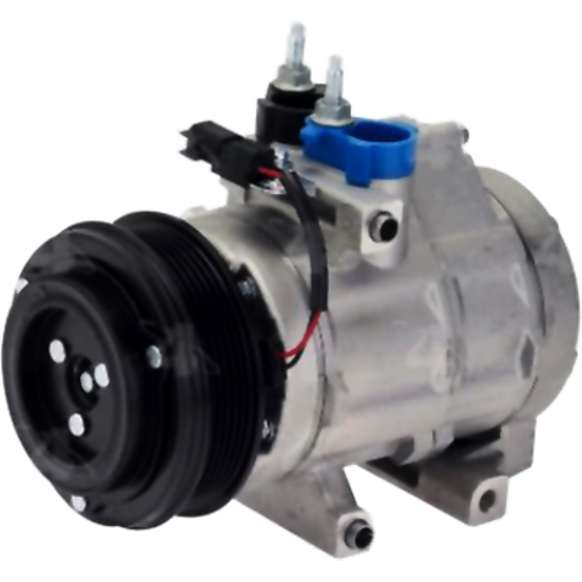 2008 Ford F-350 Super Duty - A/C Compressor, with FS20 Compressor, with FS20 Compressor, Compressor with 4.93 in. Dia. Pulley, With Clutch, 6-Groove Pulley, 8 Cyl 5.4L, 4-Seasons OE Replacement