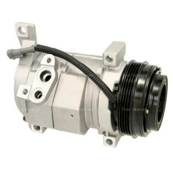 2010 Chevrolet Colorado - A/C Compressor, with 10S17F Compressor, Replacement of Stretch Fit Belt is Required, May Require use of OE Manifold, With Clutch, 4-Groove Pulley, 8 Cyl 5.3L, 4-Seasons OE Replacement