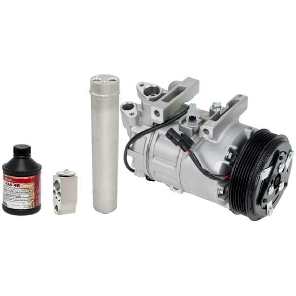 2014 Nissan Altima - A/C Compressor, with VCS-14EC Compressor, With Clutch, 6-Groove Pulley, 2.5L, PAC-Kits Series
