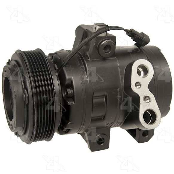 2011 Ford Transit Connect - A/C Compressor, with DKS-17DS Compressor, With Clutch, 6-Groove Pulley, 4 Cyl 2.0L, 4-Seasons A/C Compressor