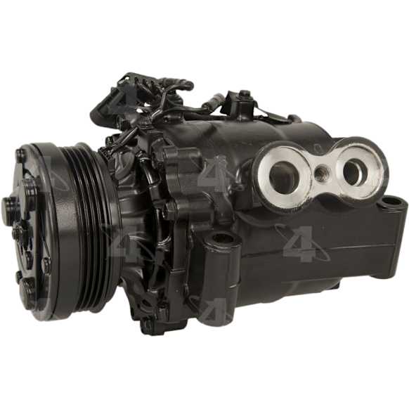 2004 GMC Envoy XL - A/C Compressor, with TRSA09K Compressor, without Rear AC, With Clutch, 4-Groove Pulley, 8 Cyl 5.3L, 4-Seasons A/C Compressor