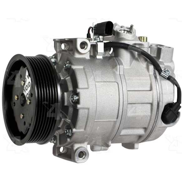 2006 Volkswagen Touareg - A/C Compressor, with 7SEU16C Compressor, With Clutch, 7-Groove Pulley, 8 Cyl 4.2L, 4-Seasons OE Replacement