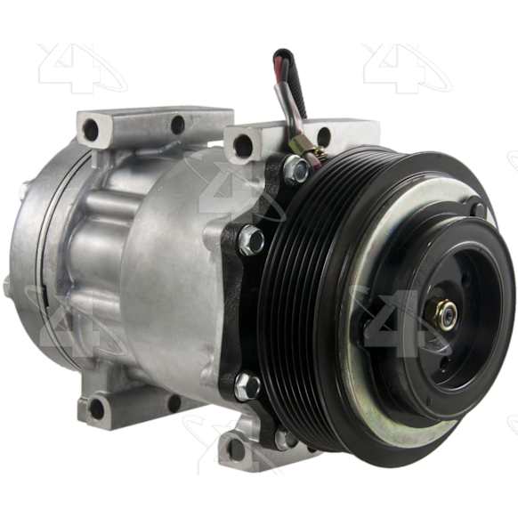 2011 Kenworth T700 - A/C Compressor, with 7 Groove Pulley, OE No. F691015151, F691013, with SD7H15 Compressor, with Paccar MX Engine, With Clutch, 7-Groove Pulley, 4-Seasons OE Replacement