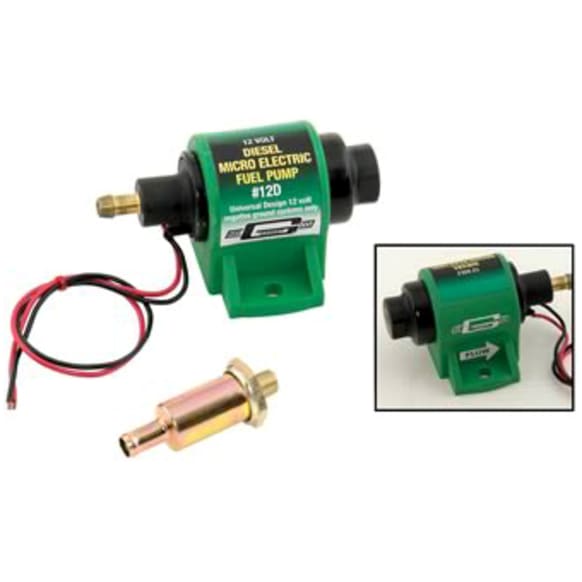 12D Fuel Pump, Electric, Without Fuel Sending Unit, Micro Series