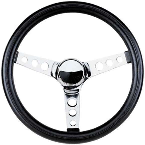 836 Steering Wheel - Black, Standard, Universal, Sold individually
