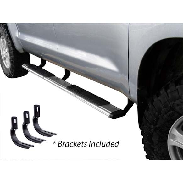 2017 Ram 1500 - OE Xtreme SideSteps Series Nerf Bars, Polished, Covers Cab Length, Set of 2