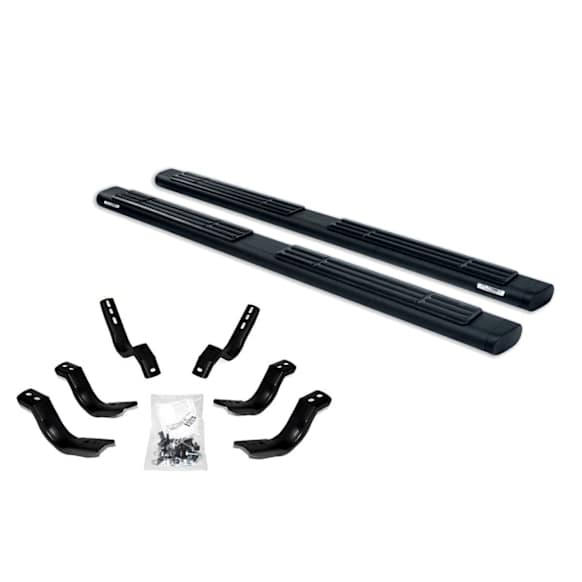 2017 Nissan Frontier - OE Xtreme Series Running Boards, Textured Black, Non-Powered, Galvanized Steel, Set of 2