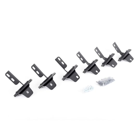 2021 Ford Bronco - Running Board Mounting Kit - Textured Black, Mild Steel, Direct Fit, Kit