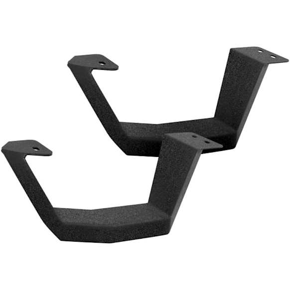 2017 Toyota Tacoma - Side Steps - Bedliner Coating, Galvanized Steel, Direct Fit, Set of 2