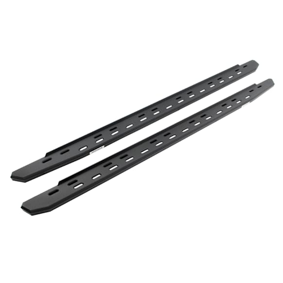 2017 Toyota Tacoma - RB30 Slim Line Series Running Boards, Textured Black, Non-Powered, Galvanized Steel, Set of 2