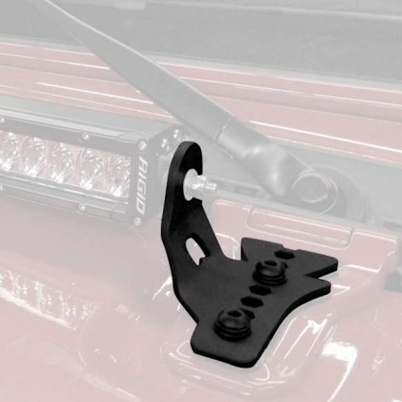 731300T Light Bar Mounting Kit - Powdercoated Textured Black, Direct Fit, Sold Individually