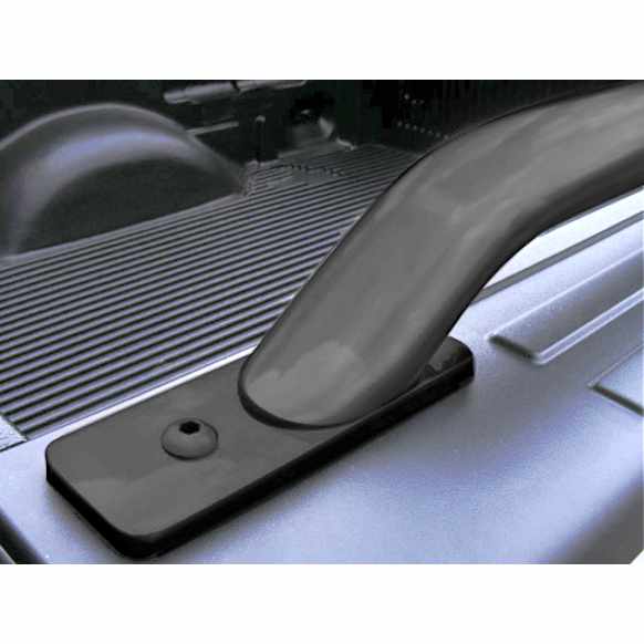 8044B Bed Rails - Powdercoated Black, Steel, Direct Fit, Set of 2