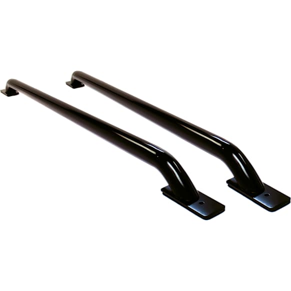 8076B Bed Rails - Powdercoated Black, Steel, Direct Fit, Set of 2