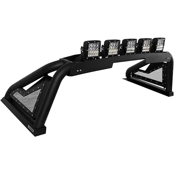 911600T Bed Bar - Powdercoated Textured Black, Steel, Direct Fit, Sold individually