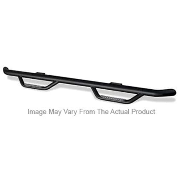 2015 Nissan Titan - Dominator D2 Series Nerf Bars, Powdercoated Black, Covers Cab Length, Set of 2