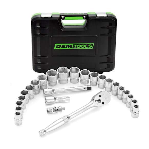 23995 26 Piece 1/2 in. Drive Ratchet and Socket Set