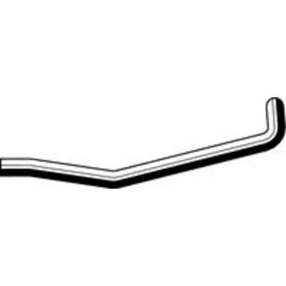 19168 Heater Hose - Natural, Rubber, Direct Fit, Sold individually