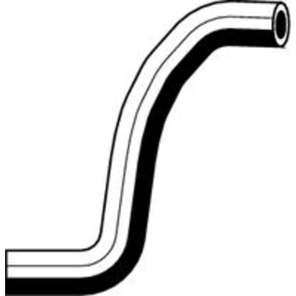19213 Heater Hose - Natural, Rubber, Direct Fit, Sold individually