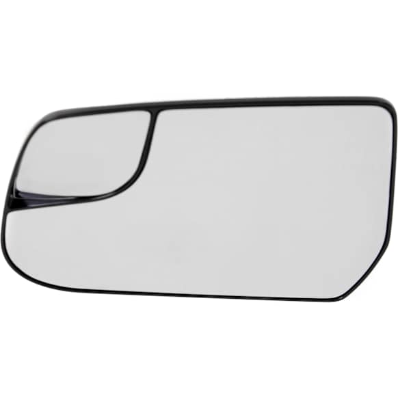 Driver Side Mirror Glass, Non-Heated, With Blind Spot Glass, Flat, With Backing Plate and Blind Spot Glass
