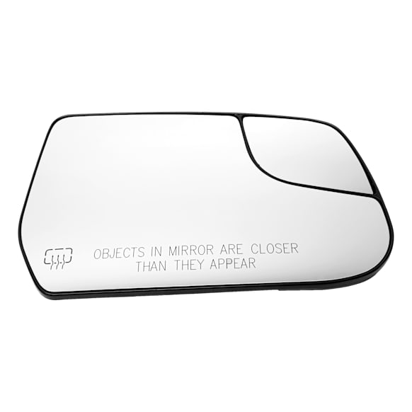 Passenger Side Mirror Glass, Heated, With Blind Spot Glass, Convex, With Backing Plate and Blind Spot Glass