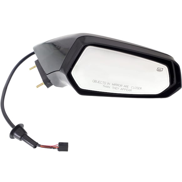 Passenger Side Mirror, Power, Non-Folding, Heated, Paintable, No Signal Light, No Memory, No Puddle Light, No Auto-Dimming, No Blind Spot Feature