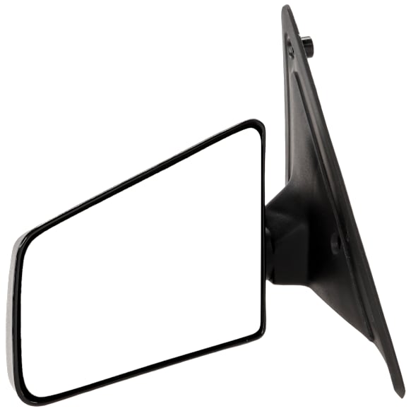 Driver Side Mirror, Manual Adjust, Manual Folding, Non-Heated, Textured Black, No Signal Light, No Memory, No Puddle Light, No Auto-Dimming, No Blind Spot Feature